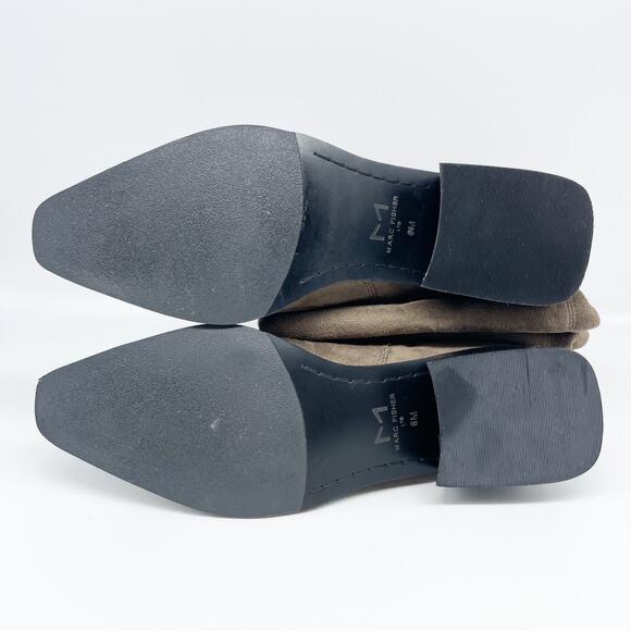 Marc Fisher LTD. Women's Yuna Block Heel Boots Suede Brown Size 6 M - Picture 7 of 12